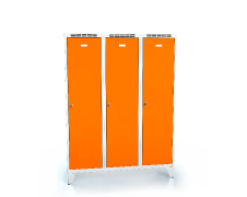 Cloakroom locker reduced height ALSIN with feet 1620 x 1200 x 500